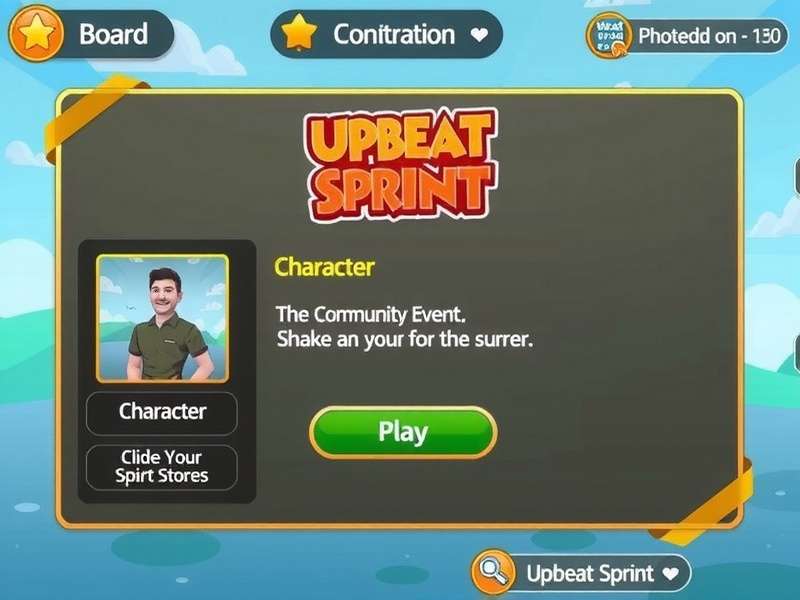 Upbeat Sprint Character Selection